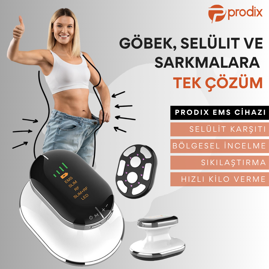 Prodix RF + EMS Zayıflama &amp; Sıkılaştırma Selülit Masaj Cihazı